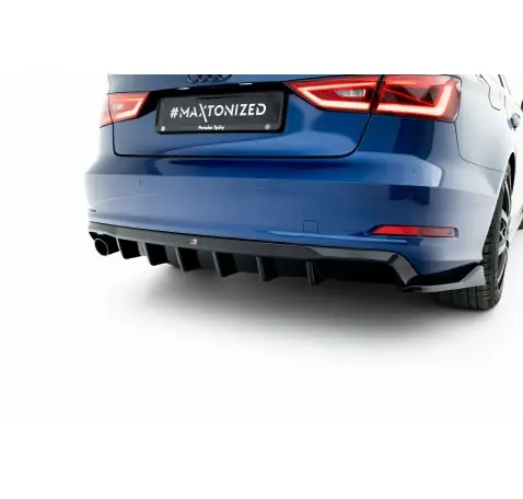 Diffuseur Arrière Complet Audi A3 Sedan 8V (Version avec embouts d'échappement simples d'un côté)