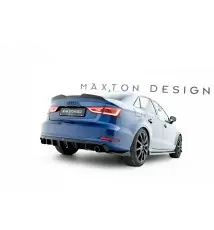 Diffuseur Arrière Complet Audi A3 Sedan 8V (Version avec embouts d'échappement simples des deux côtés)