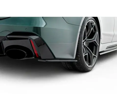 Fibre de Carbone Lames De Pare-Chocs Arrière Latérales Audi RS7 C8