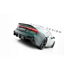 Fibre de Carbone Lames De Pare-Chocs Arrière Latérales Audi RS7 C8