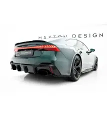Fibre de Carbone Diffuseur Arrière Audi RS7 C8 C8 (version without towbar)