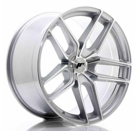 JR Wheels JR25 20x10 ET40 5H BLANK Silver Machined Face