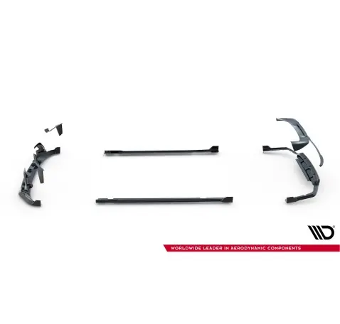 Set of Prepreg Carbon Splitters V.2 BMW X7 M-Pack G07 Facelift