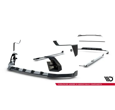 Set of Prepreg Carbon Splitters V.2 BMW X7 M-Pack G07 Facelift
