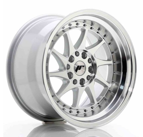 JR Wheels JR26 17x10 ET20 5x114/120 Silver Machined Face