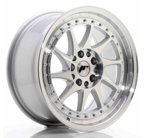 JR Wheels JR26 17x8 ET25 5x114/120 Silver Machined Face