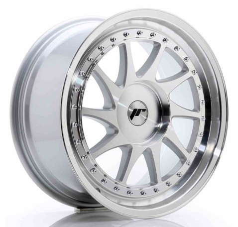 JR Wheels JR26 18x8,5 ET20-40 BLANK Silver Machined Face