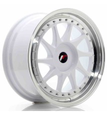 JR Wheels JR26 18x8,5 ET20-40 BLANK White w/Machined Lip