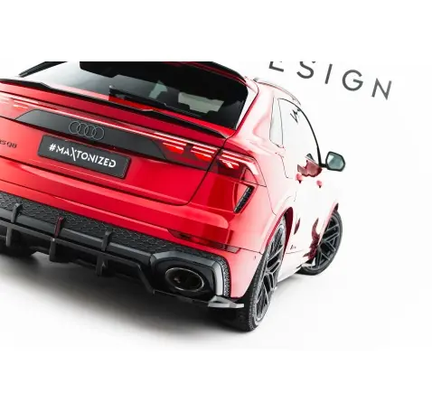 Arriere Splitter (avec une barre verticale) Audi RSQ8 Mk1 Facelift