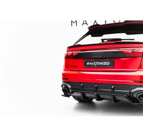 Arriere Splitter (avec une barre verticale) Audi RSQ8 Mk1 Facelift