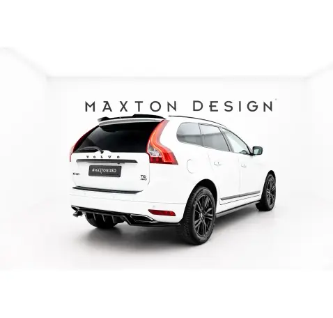 Arriere Splitter (avec une barre verticale) Volvo XC60 Mk1 Facelift