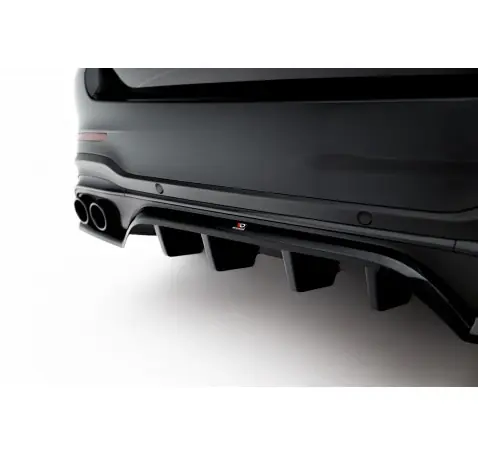 Arriere Splitter (avec une barre verticale) Mercedes-AMG GLC 43 SUV X253 Facelift