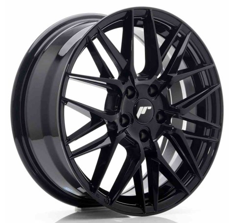 JR Wheels JR28 17x7 ET40 5x112 Glossy Black