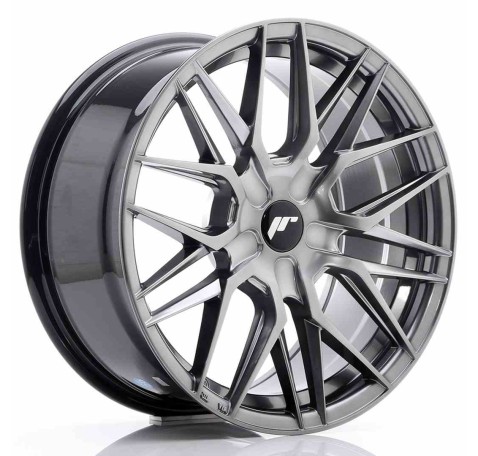 JR Wheels JR28 17x8 ET25-40 BLANK Hyper Black