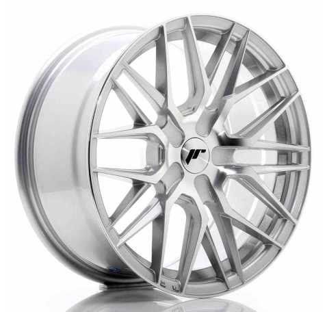 JR Wheels JR28 17x8 ET25-40 BLANK Silver Machined Face