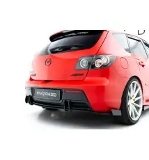Street Pro Lame Du Pare Chocs Arriere + Flaps Mazda 3 MPS Mk1 EU Version