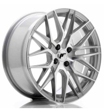 JR Wheels JR28 17x8 ET40 4x100 Silver Machined Face