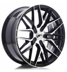 JR Wheels JR28 18x7,5 ET20-40 BLANK Gloss Black Machined Face