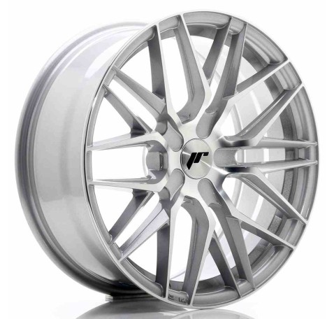 JR Wheels JR28 18x7,5 ET20-40 BLANK Silver Machined Face