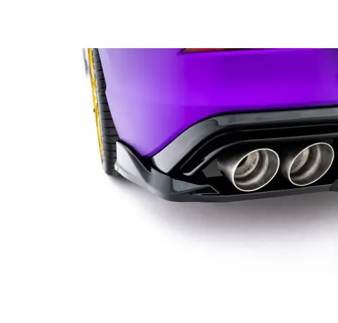 Arriere Splitter (avec une barre verticale) V.1 Volkswagen Golf R Hatchback Mk8 / Mk8 Facelift