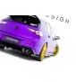 Arriere Splitter (avec une barre verticale) V.2 Volkswagen Golf R Hatchback Mk8 / Mk8 Facelift