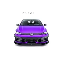 Street Pro Lame Du Pare-Chocs Avant + Flaps Volkswagen Golf R Hatchback Mk8 Facelift