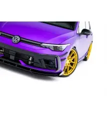 Street Pro Lame Du Pare-Chocs Avant + Flaps Volkswagen Golf R Hatchback Mk8 Facelift