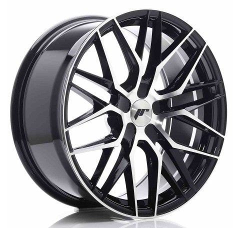 JR Wheels JR28 19x8,5 ET20-40 5H BLANK Gloss Black Machined Face