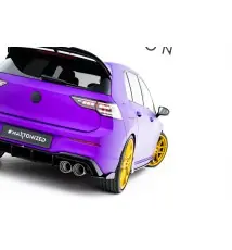 Street Pro Lame Du Pare Chocs Arriere V.2 + Flaps V.2 Volkswagen Golf R Hatchback Mk8 / Mk8 Facelift