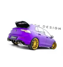 Street Pro Lame Du Pare Chocs Arriere V.2 + Flaps V.2 Volkswagen Golf R Hatchback Mk8 / Mk8 Facelift