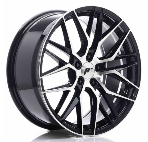 JR Wheels JR28 19x8,5 ET35 5x112 Gloss Black Machined Face