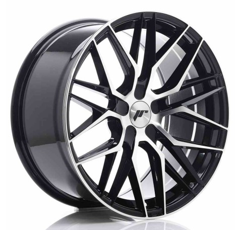 JR Wheels JR28 19x9,5 ET20-40 5H BLANK Gloss Black Machined Face