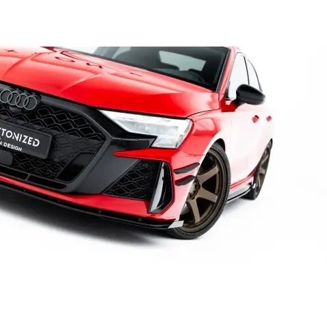 Street Pro Lame Du Pare-Chocs Avant + Flaps Audi RS3 Sedan 8Y Facelift