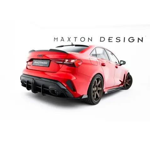 Street Pro Central Diffuseur Arriere + Flaps Audi RS3 Sedan 8Y Facelift