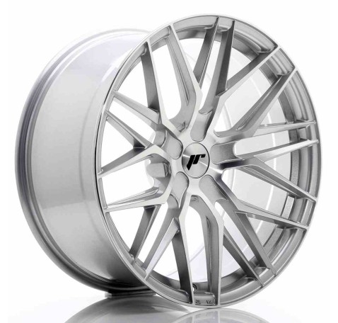 JR Wheels JR28 20x10 ET20-40 5H BLANK Silver Machined Face