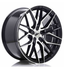 JR Wheels JR28 20x10 ET40 5H BLANK Gloss Black Machined Face