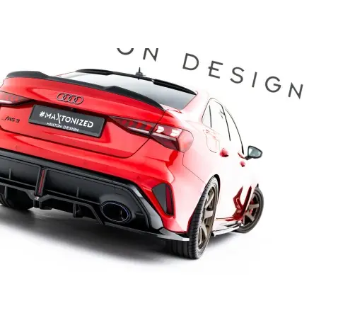Arriere Splitter (avec une barre verticale) V.1 Audi RS3 Sedan 8Y Facelift