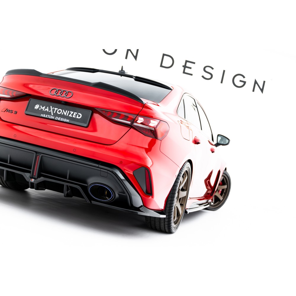 Arriere Splitter (avec une barre verticale) V.1 Audi RS3 Sedan 8Y Facelift