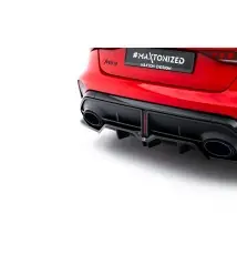 Arriere Splitter (avec une barre verticale) V.1 Audi RS3 Sedan 8Y Facelift