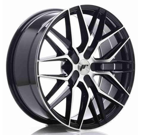 JR Wheels JR28 20x8,5 ET40 5H BLANK Gloss Black Machined Face