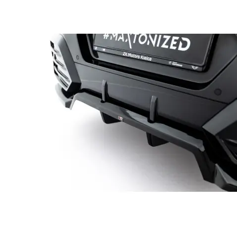 Arriere Splitter (avec une barre verticale) BMW X2 M-Pack / iX2 U10