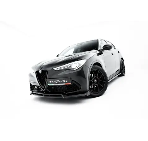 Front Splitter V.3 Alfa Romeo Stelvio Mk1 Front Splitter V.3 Alfa Romeo Stelvio Mk1