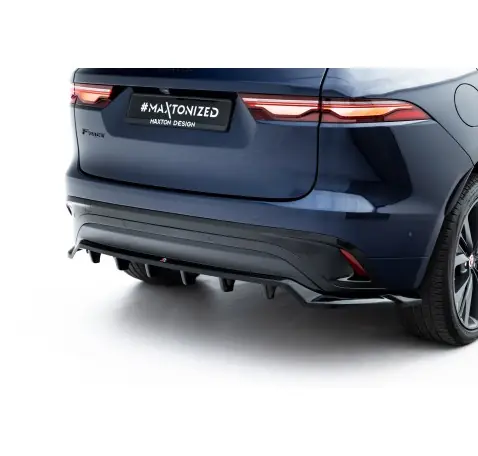 Arriere Splitter (avec une barre verticale) Jaguar F-Pace R-Sport X761 Facelift