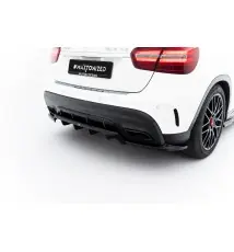 Arriere Splitter (avec une barre verticale) Mercedes-Benz GLA 45 AMG X156 Facelift