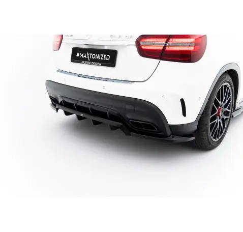Arriere Splitter (avec une barre verticale) Mercedes-Benz GLA 45 AMG X156 Facelift