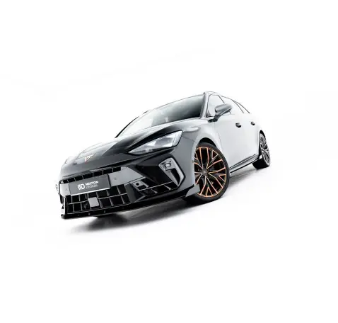 Street Pro Lame Du Pare-Chocs Avant + Flaps Cupra Leon ST / Hatchback Mk1 Facelift