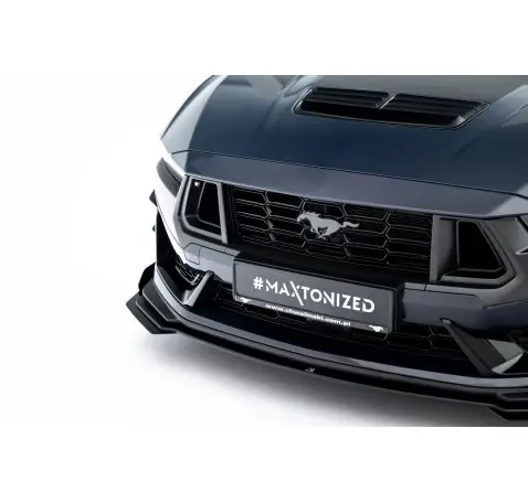 Street Pro Lame Du Pare-Chocs Avant + Flaps Ford Mustang Dark Horse Mk7