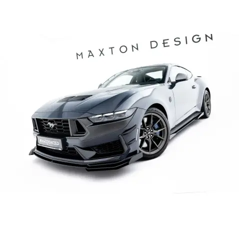 Street Pro Lame Du Pare-Chocs Avant + Flaps Ford Mustang Dark Horse Mk7