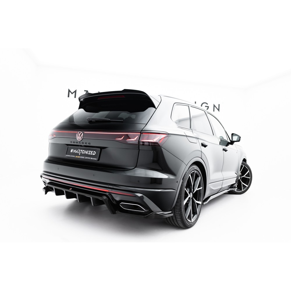 Arriere Splitter (avec une barre verticale) Volkswagen Touareg R-Line Mk3 Facelift