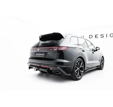 Arriere Splitter (avec une barre verticale) Volkswagen Touareg R-Line Mk3 Facelift
